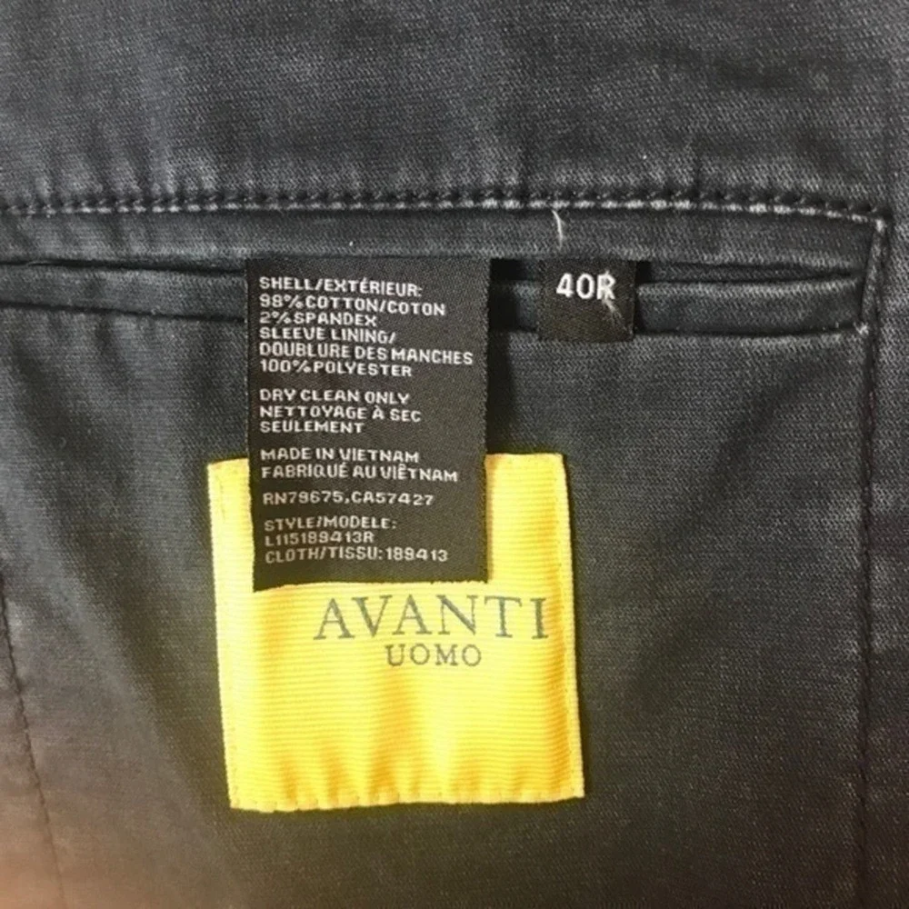 Avanti Uomo Navy Blazer‎ Size 40 R